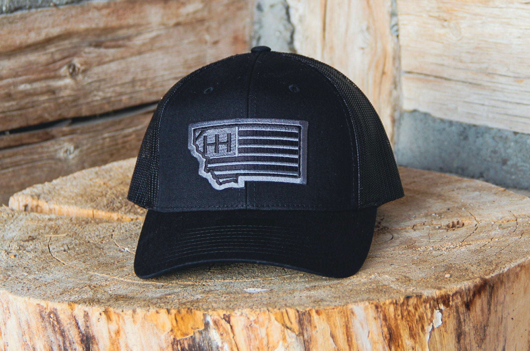 Montana Tactical Flag Mesh Trucker Hat