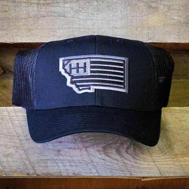 Montana Tactical Flag Mesh Trucker Hat