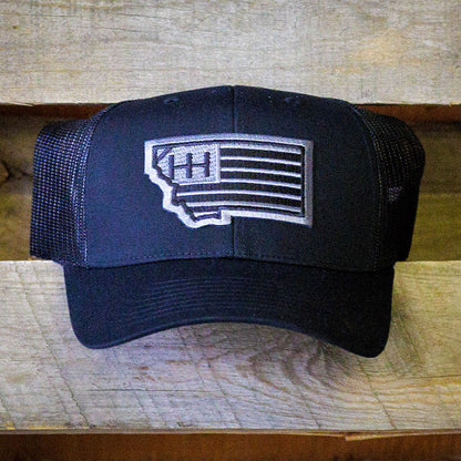 Montana Tactical Flag Mesh Trucker Hat